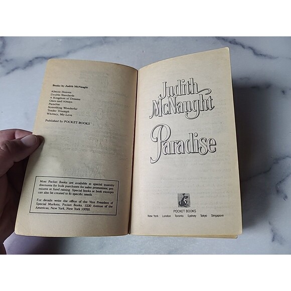 Paradise By Judith McNaught Paperback - Picture 3 of 10